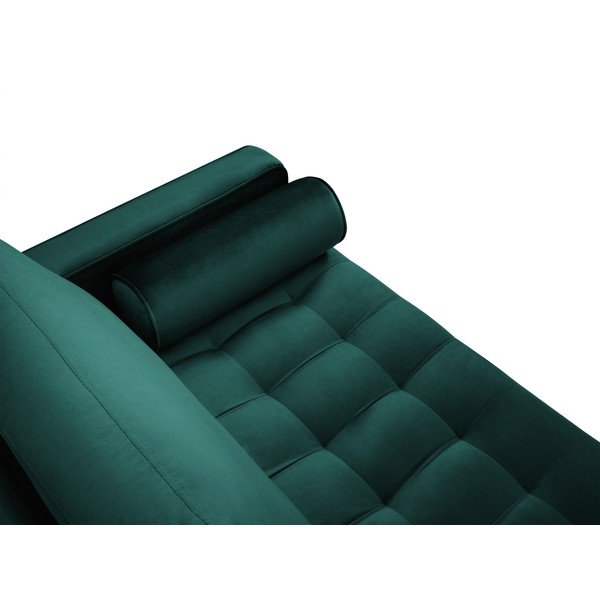 Smaragdo spalvos aksominė sofa Milo Casa Santo, 174 cm-image-4