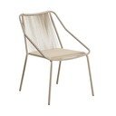 Kreminės spalvos/taupe spalvos sodo kėdė Zivia – Kave Home