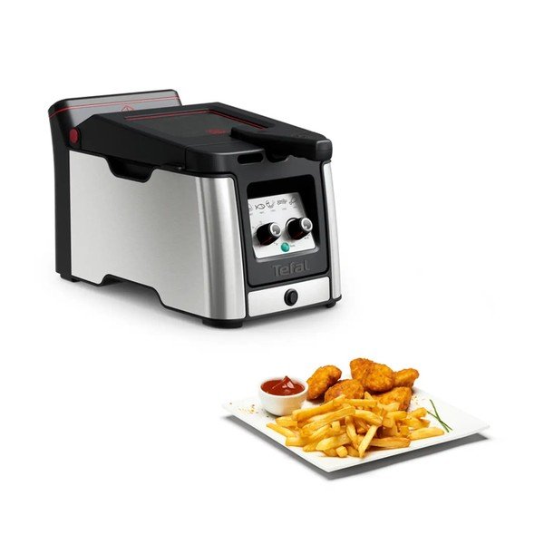 Gruzdintuvė juodos spalvos/matinės sidabrinės spalvos Clear Duo FR600D10 – Tefal-image-2