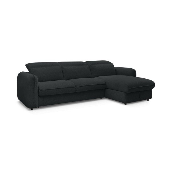 Juodos spalvos kampinė sofa Achille – Bobochic Paris-image-3