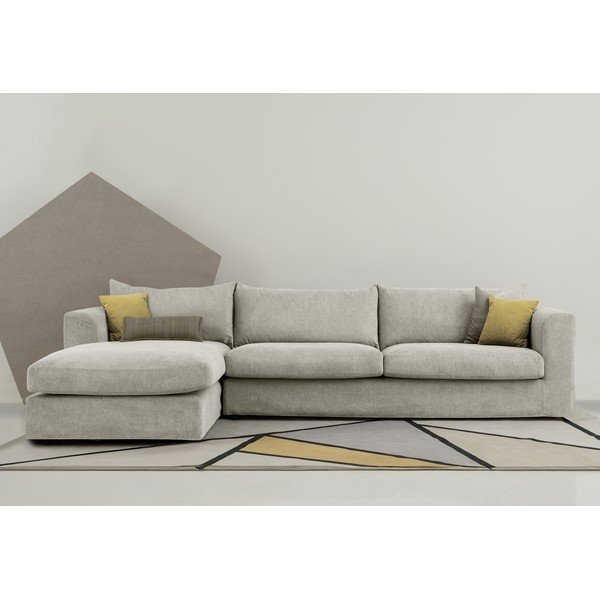 Kampinė sofa šviesiai pilkos spalvos (su kairiuoju kampu) Asgard – Scandic-image-1
