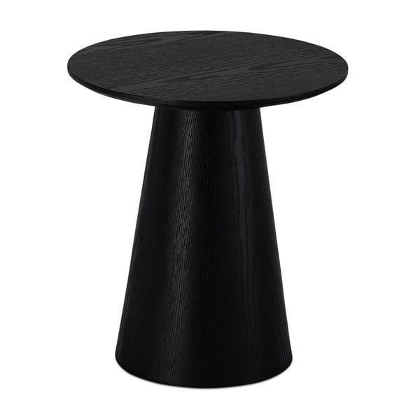 Kavos staliukas juodos spalvos iš ąžuolo ø 45 cm Tango – Furnhouse