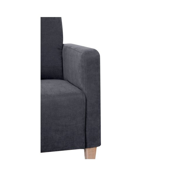 Antracito spalvos fotelis "Max Winzer Milla Velor-image-4