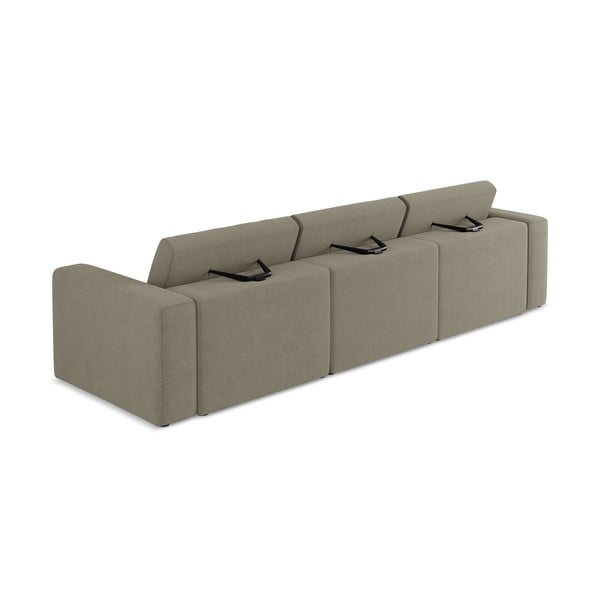 Šviesiai rudos spalvos sofa 314 cm Kalea – Makamii-image-3