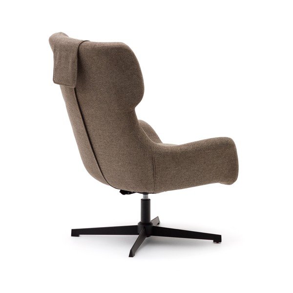 Krėslas rudos spalvos Zalina – Kave Home-image-4