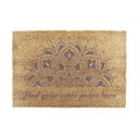Iš kokoso pluošto grindų kilimėlis 40x60 cm Find Your Inner Peace – Artsy Doormats