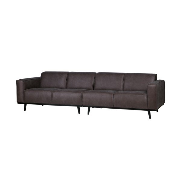 Pilka aksominė keturių vietų sofa BePureHome Statement, 280 cm-image-3