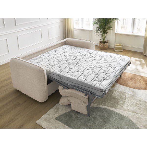 Smėlio spalvos sofa 216 cm Achille – Bobochic Paris-image-1