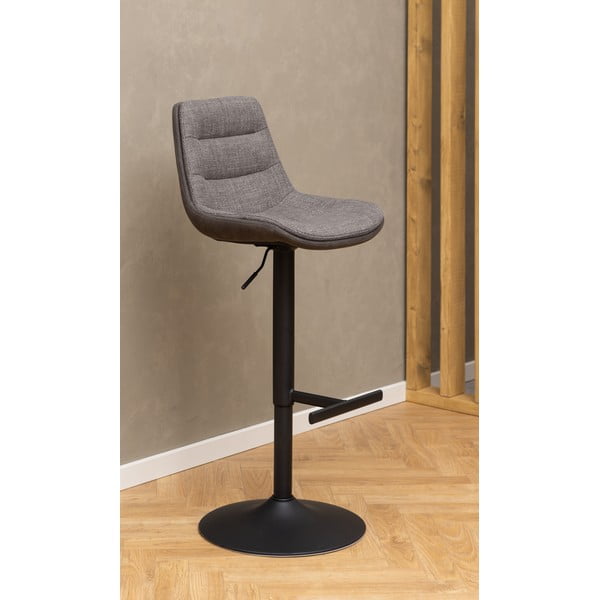 Reguliuojamo aukščio baro taburetė pilkos spalvos (sėdynės aukštis 86 cm) Adisa – Actona-image-1
