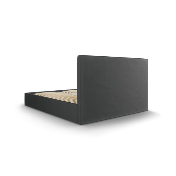 Tamsiai pilka dvigulė lova Mazzini Beds Juniper, 180 x 200 cm-image-4