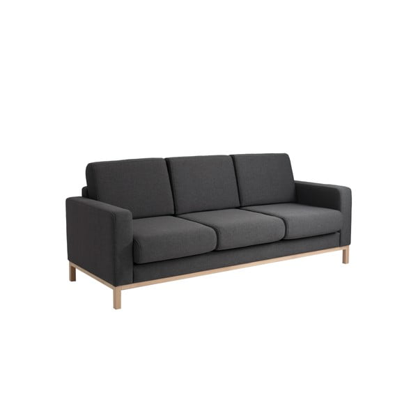 Antracito pilkos spalvos trijų vietų sofa "Custom Form Scandic