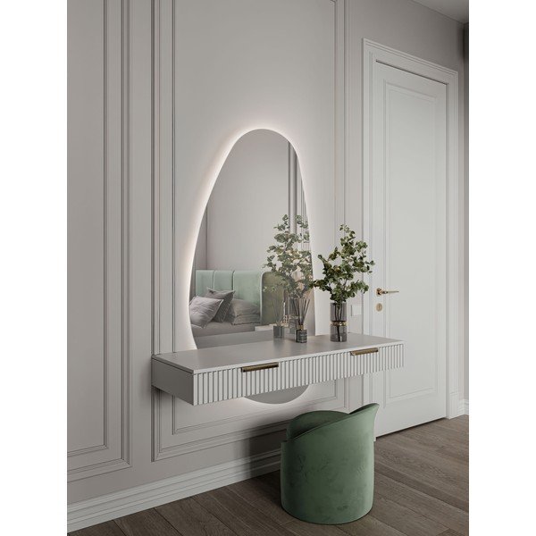 Sieninis veidrodis su apšvietimu 3x140 cm Lorin – Nova Luce-image-2