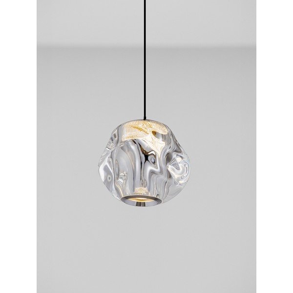 Matinės juodos spalvos iš metalo kabantis šviestuvas LED su pritemdymo funkcija ø 10 cm su gaubtu iš akrilo stiklo Ifos – Nova Luce-image-2