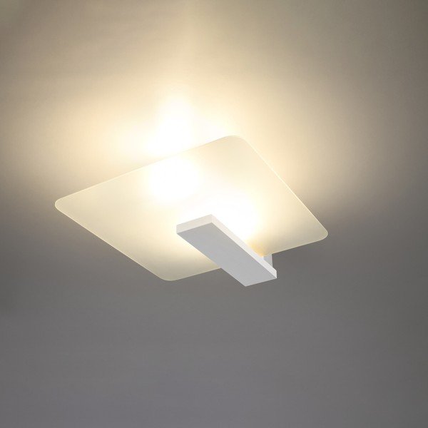 Lubinis šviestuvas baltos spalvos 40x47.5 cm su stiklo gaubtu Parola – Sollux-image-2