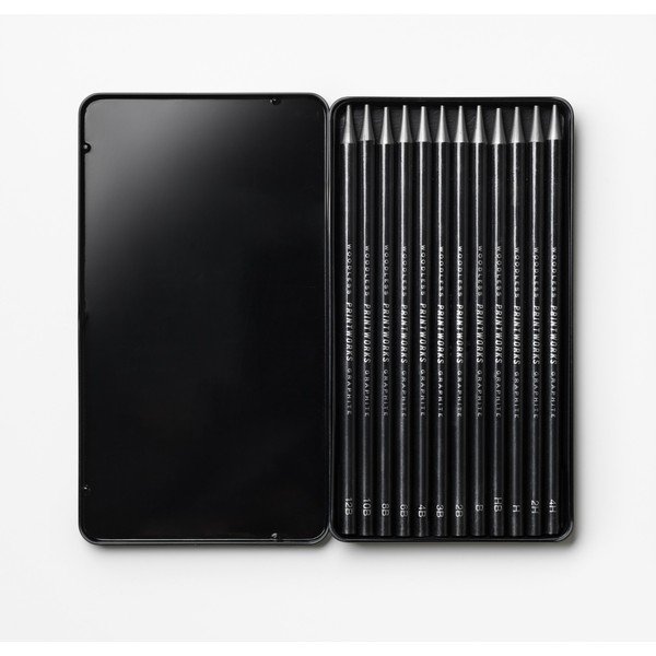 Pieštukai rinkinyje 12 vnt. Graphite – Printworks