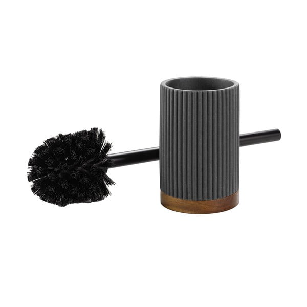 Tualeto šepetys iš polirezino antracito spalvos Niagara – douceur d'intérieur-image-3