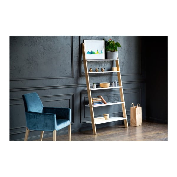 Balta atraminė lentyna Ragaba ASHME, plotis 85 cm-image-1