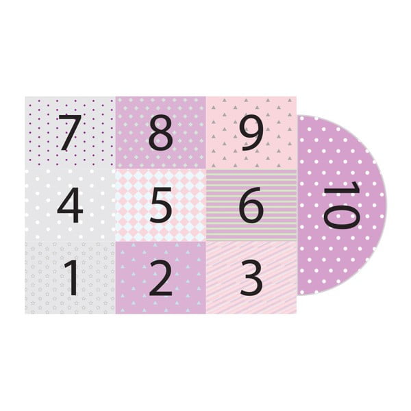 Lipnus vinilinis kilimas vaikams Ambiance Hopscotch Girly-image-2