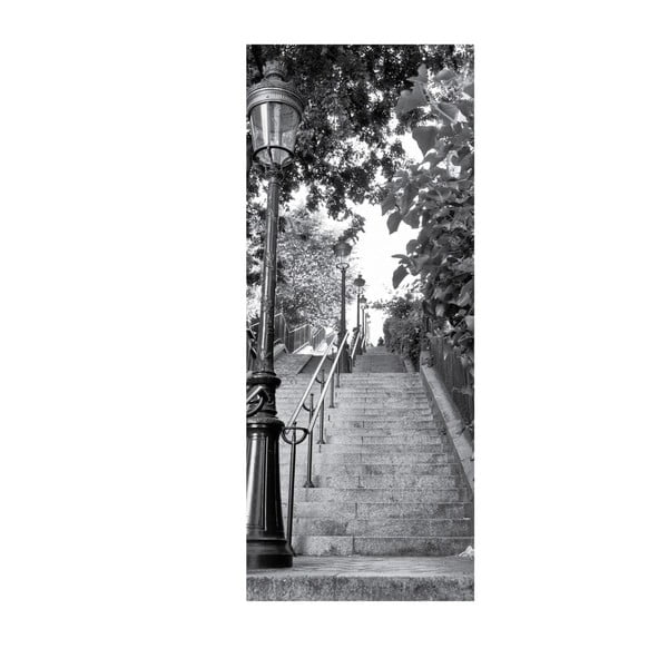Lipnus lipdukas durims Ambiance Parisian Stairs-image-1