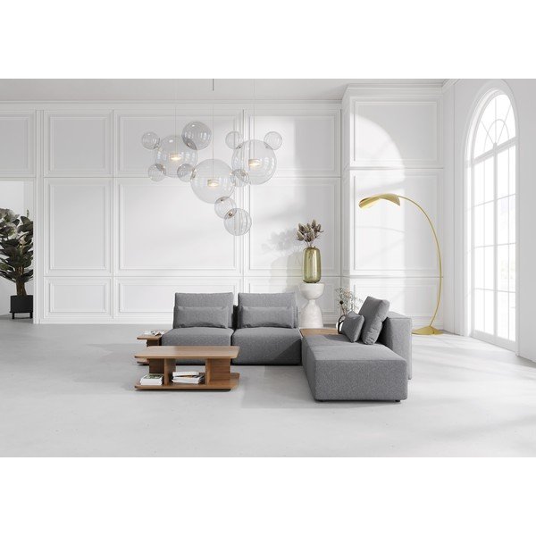 Modulinė sofa pilkos spalvos Riposo Ottimo – Sit Sit-image-1