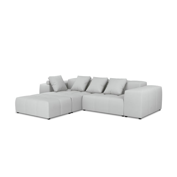 Pilka kampinė sofa (kintama) Rome - Cosmopolitan Design-image-2