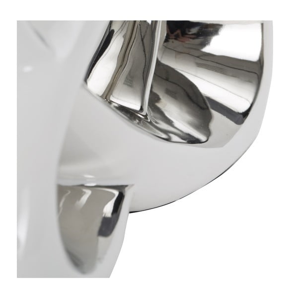 Balta ir sidabrinė keraminė vaza Mauro Ferretti Bling-image-3