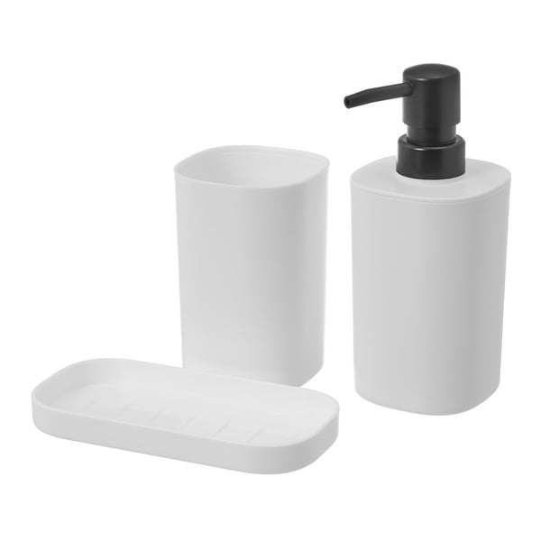 Vonios reikmenų rinkinys baltos spalvos – Casa Selección-image-1