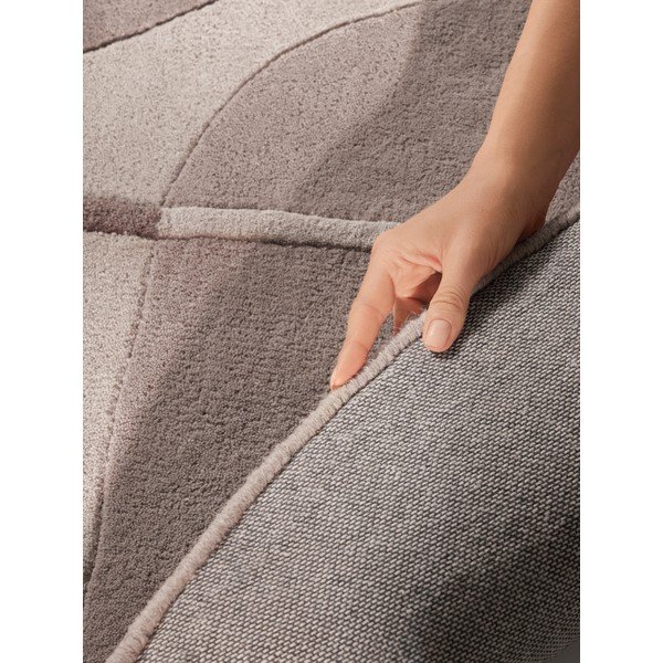 Violetinės spalvos iš vilnos apvalios formos kilimas ø 200 cm Virelle – Villeroy&Boch-image-2