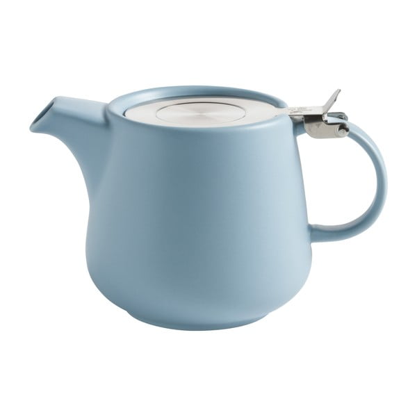Mėlynas keraminis arbatinukas su sieteliu "Maxwell & Williams Tint", 600 ml