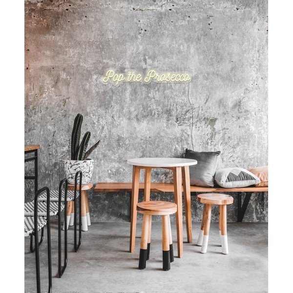 Balta sieninė šviečianti dekoracija Candy Shock Prosecco-image-3