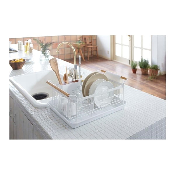 Nulašėjimo padėklas su buko medienos detalėmis YAMAZAKI Tosca-image-3