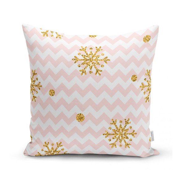 Pagalvės užvalkalas Minimalist Cushion Covers Golden Snowflakes, 42 x 42 cm