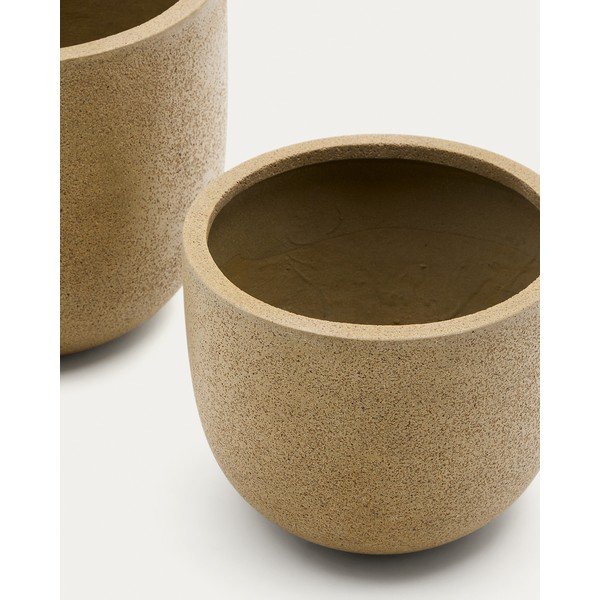 Iš cemento gėlių vazonų dangteliai 2 vnt. ø 44 cm Selvi – Kave Home-image-3