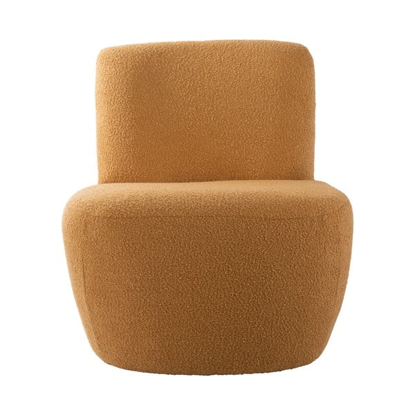 Iš boucle krėslas geltonos spalvos Ada – Leitmotiv-image-2