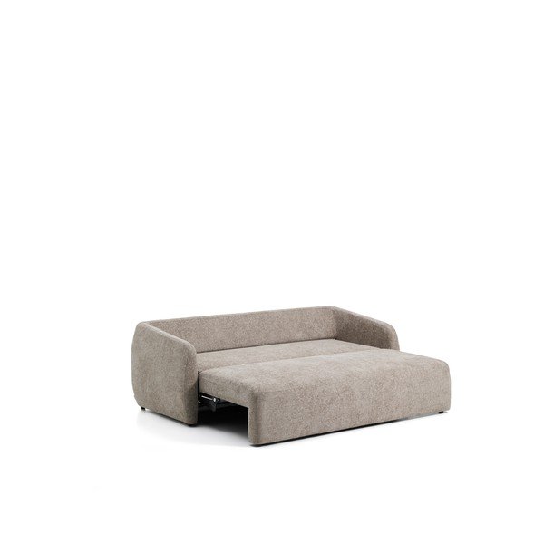 Taupe spalvos sulankstoma sofa iš šenilinio audinio 218 cm Laira – Kave Home-image-3