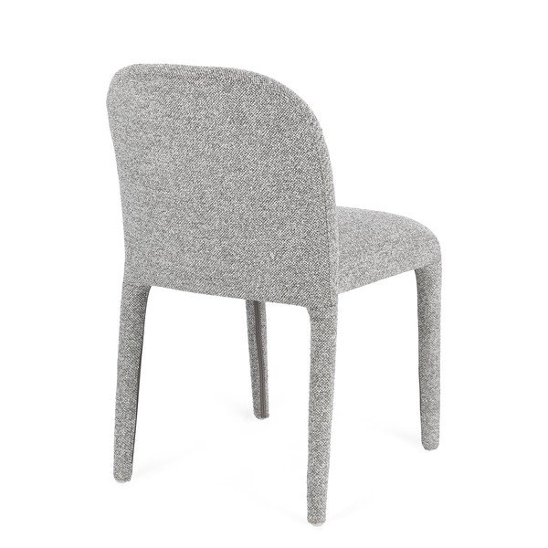 Pilkos spalvos iš boucle valgomojo kėdė Antara – Bizzotto-image-4