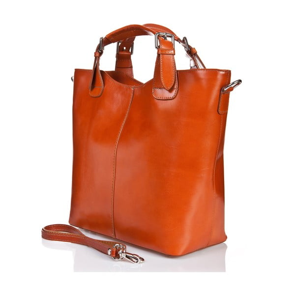 Ruda odinė rankinė Massimo Castelli Valeria-image-2