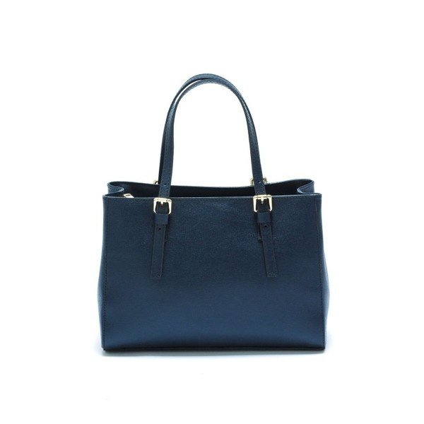 Mėlyna odinė rankinė Isabella Rhea Classic-image-1