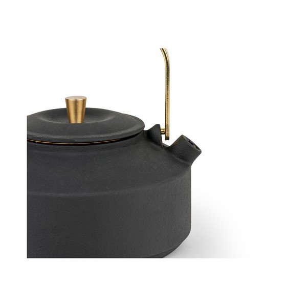Juodos spalvos iš ketaus su koštuvu arbatinukas 1 l Shangdong – Bredemeijer-image-4