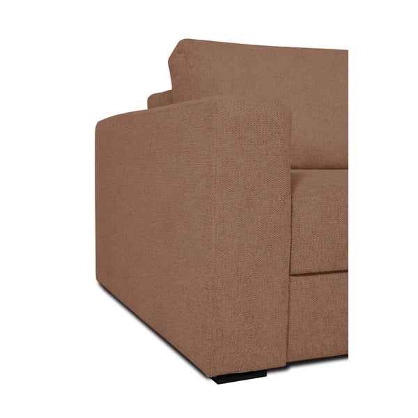 Rudos spalvos sofa-lova 238 cm Resmo - Scandic-image-4