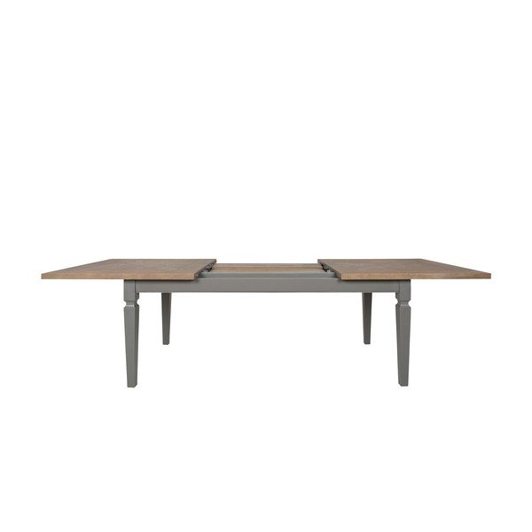 Pilkas sulankstomas valgomojo stalas "Canett Royal", 200 cm-image-3