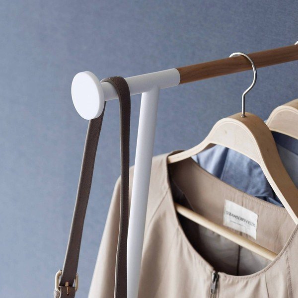 Baltos spalvos iš metalo sieninė lentyna 38,5 cm Tower – YAMAZAKI-image-3