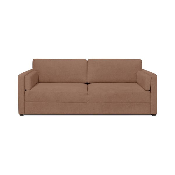Rudos spalvos sofa lova 218 cm Resmo - Scandic