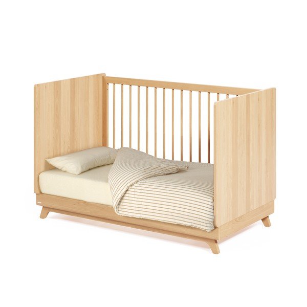 Vaikiška lovelė iš uosio medienos Kave Home Maralis, 70 x 140 cm-image-3