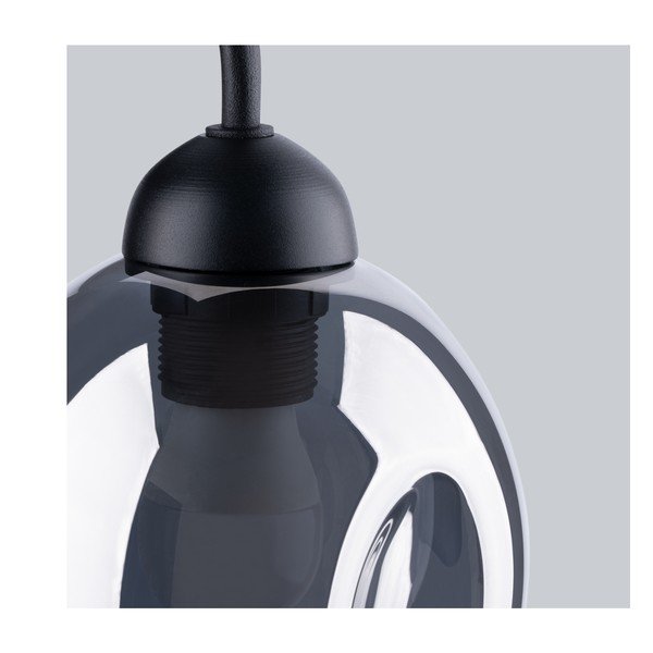 Juodos spalvos sieninė lempa ø 25 cm Garten – Sollux-image-4