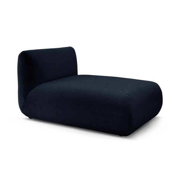 Tamsiai mėlynos velvetinės sofos modulis Lecomte - Bobochic Paris-image-3