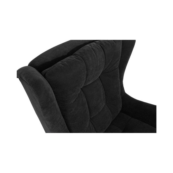 Juodas "Max Winzer Merlon Eared" fotelis-image-2