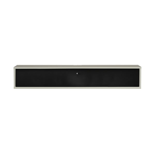 TV spintelė juodos spalvos/smėlio spalvos 133x22 cm Mistral – Hammel Furniture