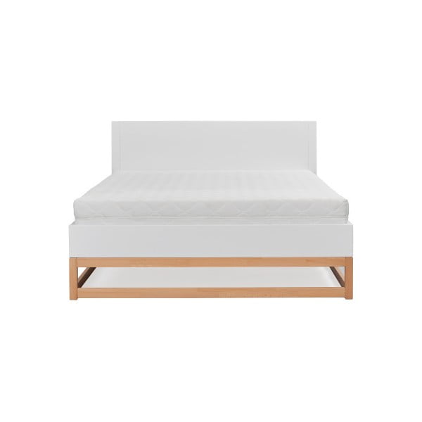 Dvigulė lova iš pušies masyvo SKANDICA Karin, 140 x 200 cm-image-1