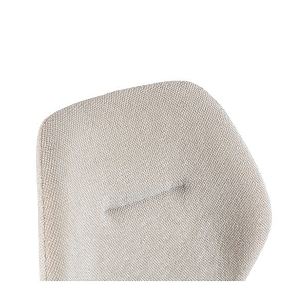 Kreminės spalvos iš audinio valgomojo kėdės 4 vnt. Ansu – Marckeric-image-3